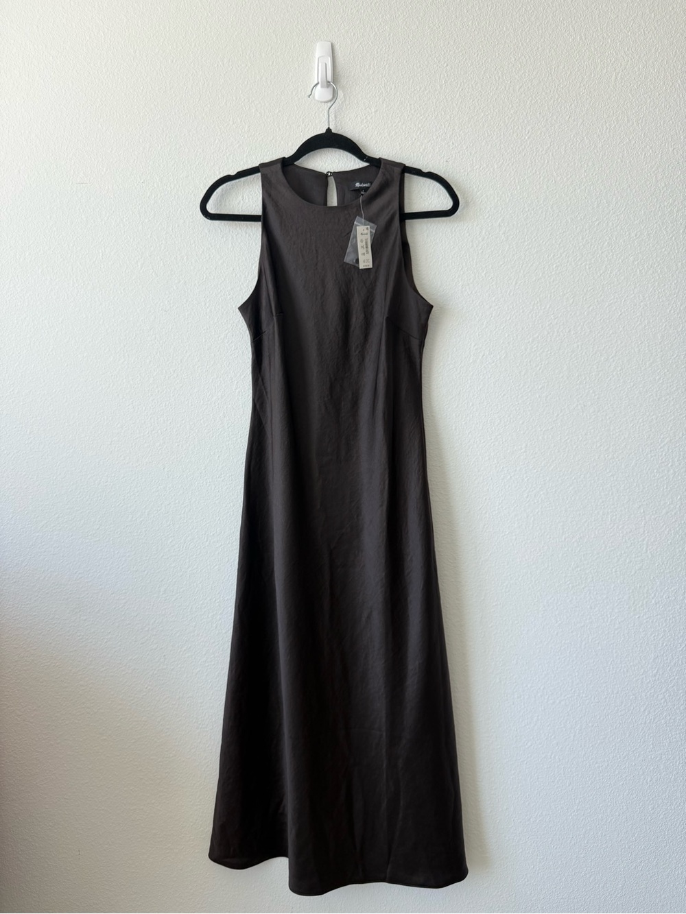 NWT Madewell Chocolate Brown Dress